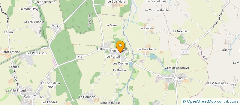 localisation de l'entreprise ASSOCIATION SPORTIVE à SAINT-DOMINEUC