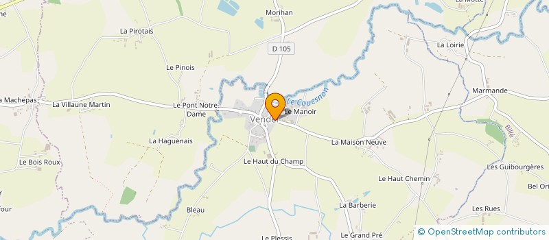 localisation de l'entreprise ASSOCIATION SPORTIVE à RIVES-DU-COUESNON
