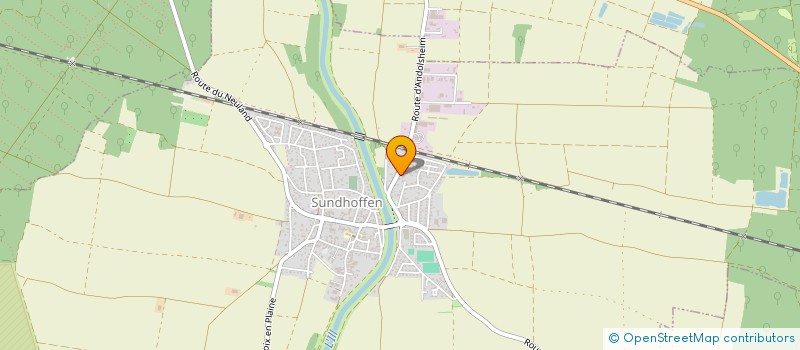 localisation de l'entreprise ASSOCIATION SPORTIVE  SUNDHOFFEN