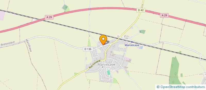 localisation de l'entreprise ASSOCIATION SPORTIVE à VILLERS-BRETONNEUX