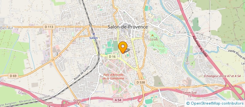 localisation de l'entreprise ASSOCIATION SPORTIVE  SALON-DE-PROVENCE