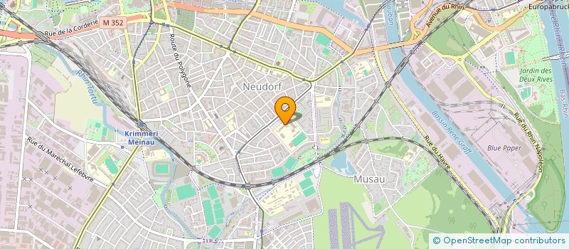 localisation de l'entreprise ASSOCIATION SPORTIVE à STRASBOURG