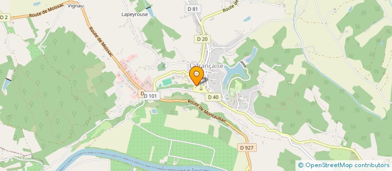 localisation de l'entreprise ASSOCIATION SPORTIVE (A S) DU COLLEGE DE LAFRANCAISE à LAFRANCAISE