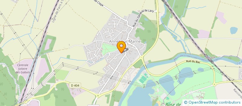 localisation de l'entreprise ASSOCIATION SPORTIVE AC KART ET FORMULA  ANNET-SUR-MARNE