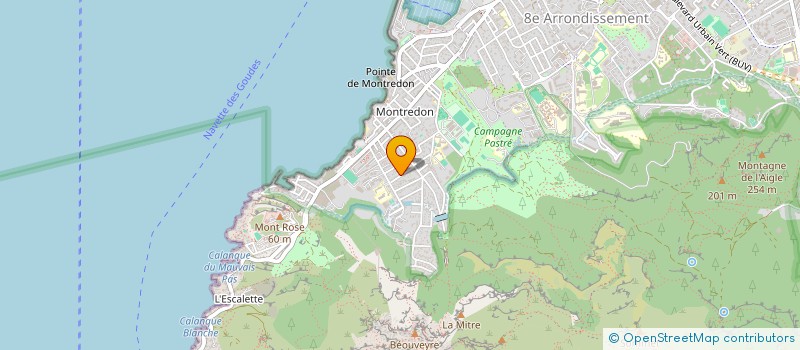 localisation de l'entreprise ASSOCIATION SPORTIVE AMIGO à MARSEILLE