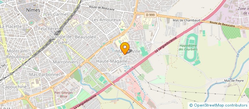 localisation de l'entreprise ASSOCIATION SPORTIVE ANDRE CHAMSON  NIMES