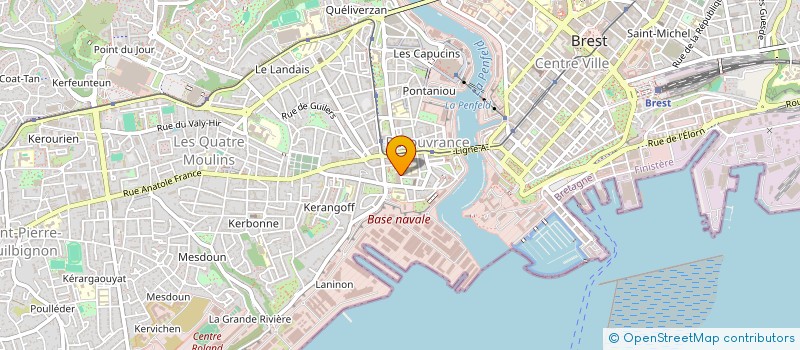 localisation de l'entreprise ASSOCIATION SPORTIVE ANNE-MARIE JAVOUHEY  BREST