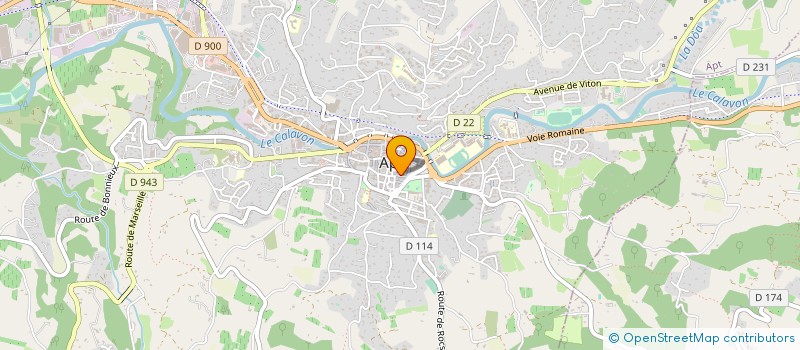 localisation de l'entreprise ASSOCIATION SPORTIVE APTESIENNE JEANNE D ARC  APT