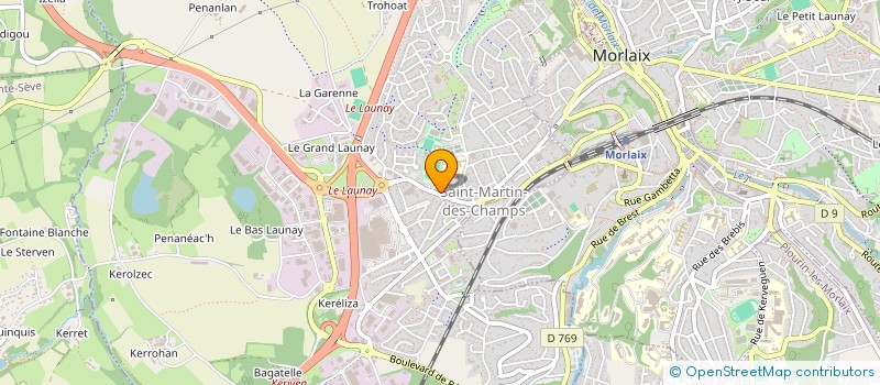 localisation de l'entreprise ASSOCIATION SPORTIVE AR BRUG  SAINT-MARTIN-DES-CHAMPS