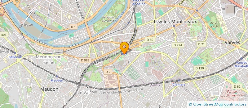 localisation de l'entreprise ASSOCIATION SPORTIVE ARARAT ISSY A.S.A à ISSY-LES-MOULINEAUX