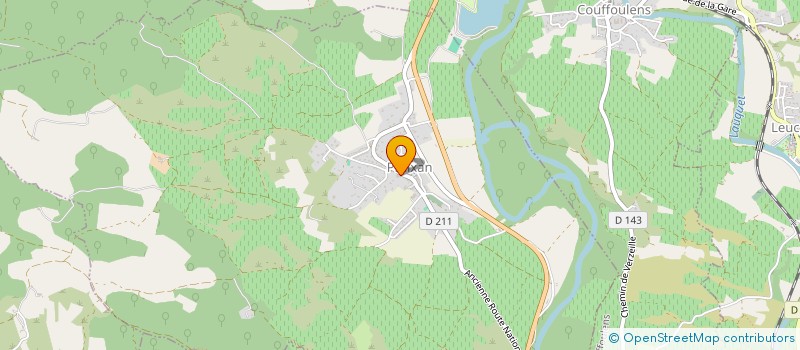 localisation de l'entreprise ASSOCIATION SPORTIVE ARLEQUINS DE PREIXAN-LAUQUET XIII  PREIXAN