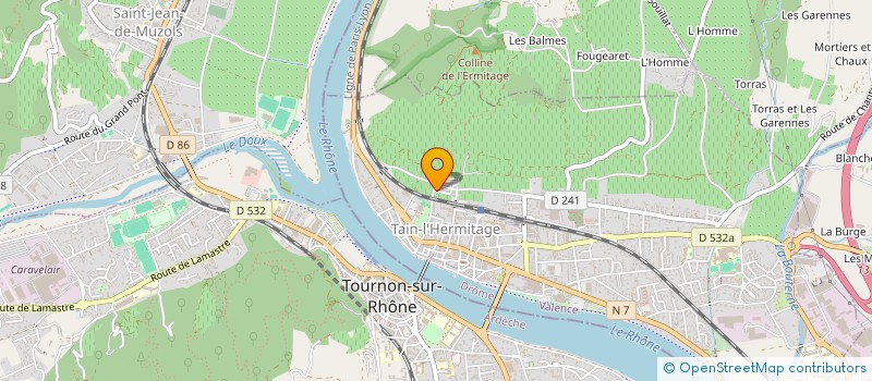 localisation de l'entreprise ASSOCIATION SPORTIVE ATHLEVENTS  TAIN L HERMITAGE