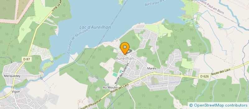 localisation de l'entreprise ASSOCIATION SPORTIVE AUREILHANAISE  AUREILHAN