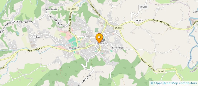 localisation de l'entreprise ASSOCIATION SPORTIVE AUTOMOBILE ADOUR PAYS BASQUE à HASPARREN