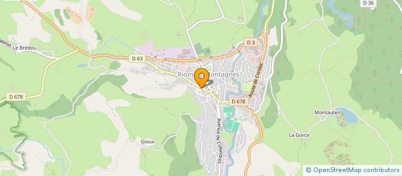 localisation de l'entreprise ASSOCIATION SPORTIVE AUTOMOBILE ARVERNE à RIOM-ES-MONTAGNES