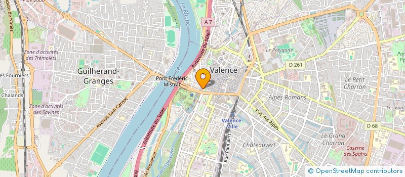 localisation de l'entreprise ASSOCIATION SPORTIVE AUTOMOBILE DE LA DROME  VALENCE