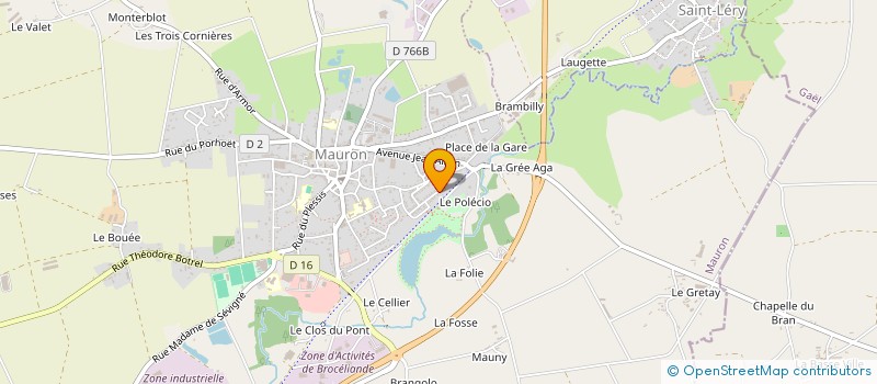 localisation de l'entreprise ASSOCIATION SPORTIVE AUTOMOBILE MAURONNAISE  MAURON