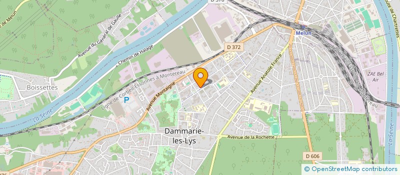 localisation de l'entreprise ASSOCIATION SPORTIVE BASE JEUNE PREMIER à DAMMARIE-LES-LYS
