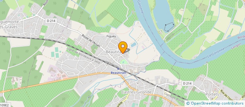 localisation de l'entreprise ASSOCIATION SPORTIVE BEAUTIRANAISE DE FOOTBALL  BEAUTIRAN