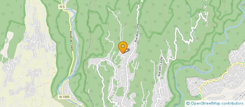 localisation de l'entreprise ASSOCIATION SPORTIVE BEK DANN KARATE  ENTRE-DEUX