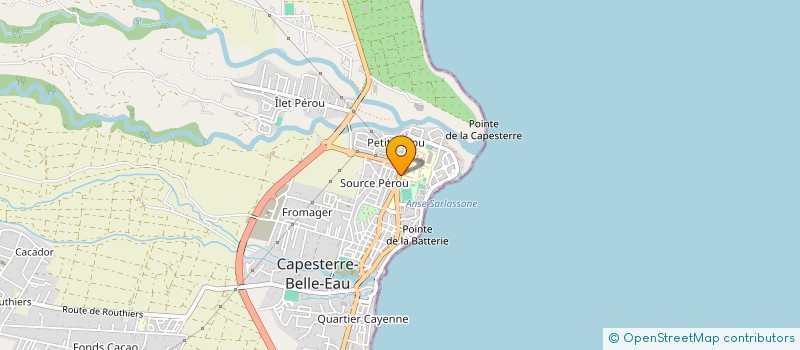 localisation de l'entreprise ASSOCIATION SPORTIVE BEL O DU LYCEE DE PAUL LACAVE à CAPESTERRE-BELLE-EAU