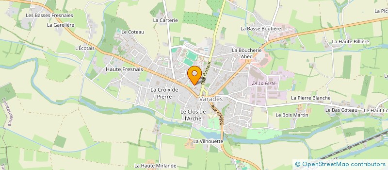 localisation de l'entreprise ASSOCIATION SPORTIVE BELLIGNE  LOIREAUXENCE