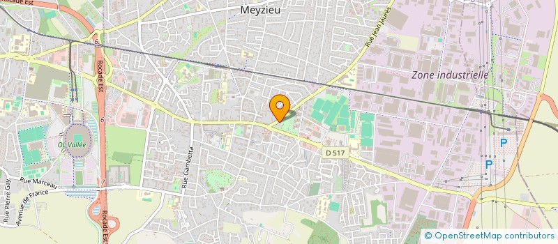 localisation de l'entreprise ASSOCIATION SPORTIVE BELTRAME  MEYZIEU