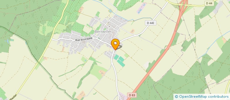 localisation de l'entreprise ASSOCIATION SPORTIVE BERRWILLER HARTMANNSWILLER  BERRWILLER