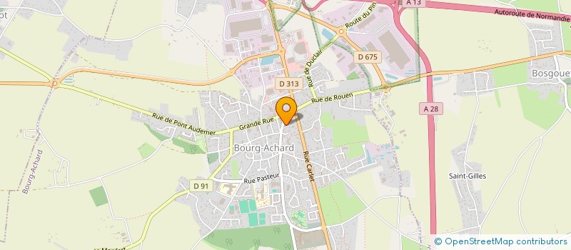 localisation de l'entreprise ASSOCIATION SPORTIVE BIEN ETRE DE CHINE  BOURG-ACHARD