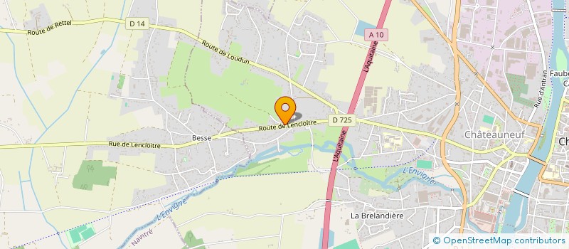 localisation de l'entreprise ASSOCIATION SPORTIVE BLACKDARTS  CHATELLERAULT