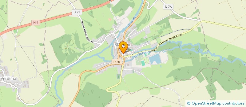 localisation de l'entreprise ASSOCIATION SPORTIVE BLAMONTAISE  BLAMONT