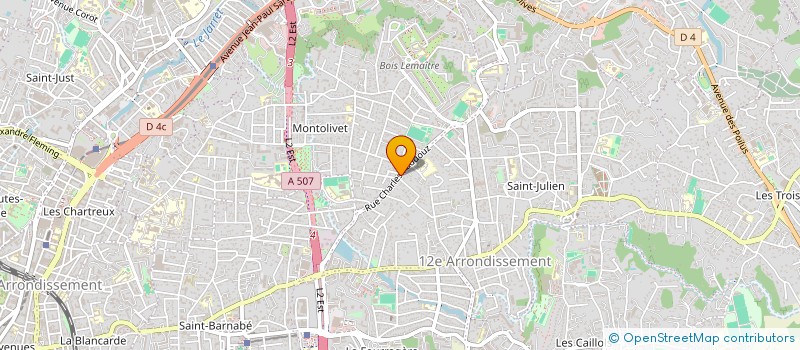 localisation de l'entreprise ASSOCIATION SPORTIVE BOMBARDIERE à MARSEILLE