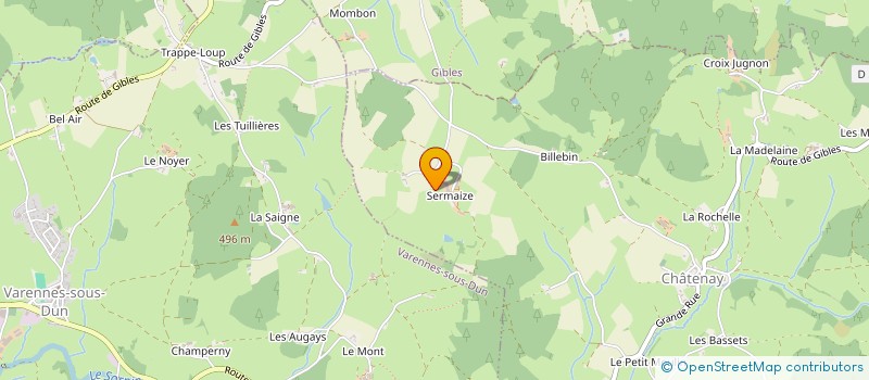 localisation de l'entreprise ASSOCIATION SPORTIVE BOULISTE DE ST CHRISTOPHE EN BRIONNAIS  SAINT-CHRISTOPHE-EN-BRIONNAIS