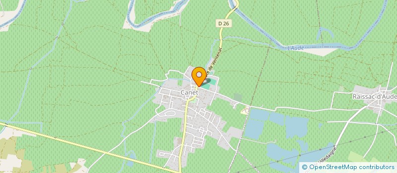 localisation de l'entreprise ASSOCIATION SPORTIVE CANET  CANET