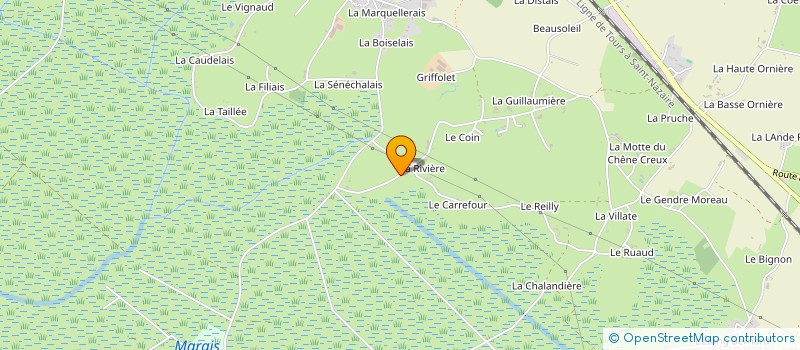 localisation de l'entreprise ASSOCIATION SPORTIVE CARIBBEAN  VIGNEUX DE BRETAGNE