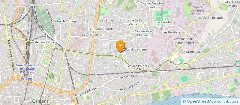 localisation de l'entreprise ASSOCIATION SPORTIVE CARITATIVE ORLEANAISE à ORLEANS