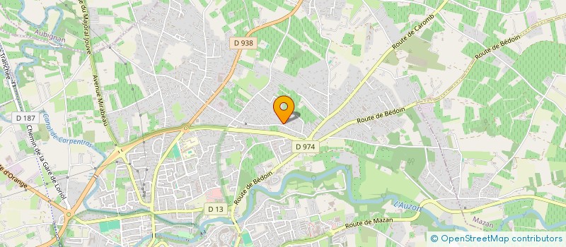 localisation de l'entreprise ASSOCIATION SPORTIVE CAVAGNA à CARPENTRAS