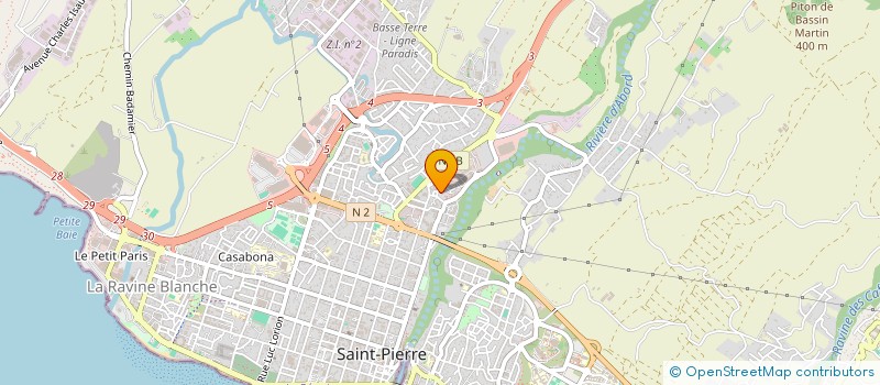 localisation de l'entreprise ASSOCIATION SPORTIVE CAYENNE à SAINT-PIERRE