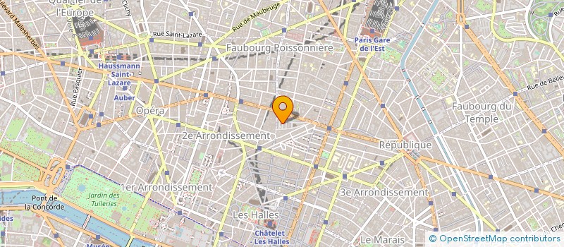 localisation de l'entreprise ASSOCIATION SPORTIVE CENTRE DE PARIS à PARIS