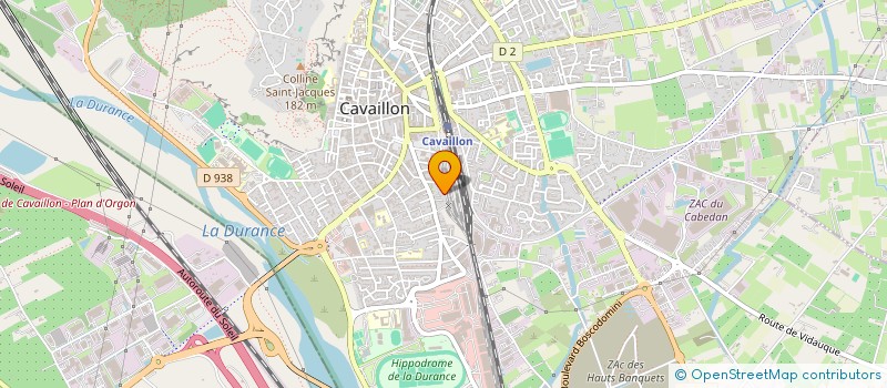 localisation de l'entreprise ASSOCIATION SPORTIVE CES CLOVIS HUGUES  CAVAILLON