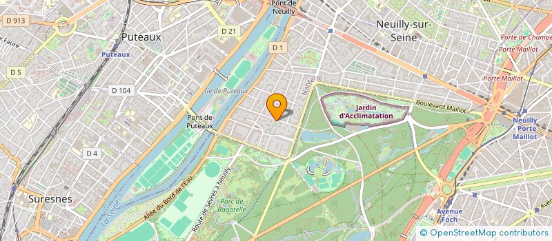 localisation de l'entreprise ASSOCIATION SPORTIVE CHARCOT B à NEUILLY-SUR-SEINE