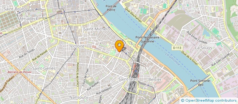 localisation de l'entreprise ASSOCIATION SPORTIVE COLLEGE ALIENOR D'AQUITAINE  BORDEAUX