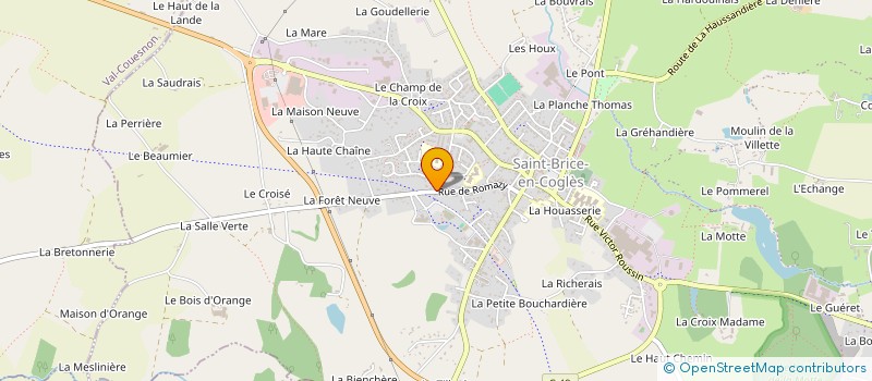 localisation de l'entreprise ASSOCIATION SPORTIVE COLLEGE ANGELE VANNIER  MAEN ROCH