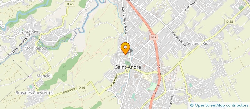 localisation de l'entreprise ASSOCIATION SPORTIVE COLLEGE BEDIER à SAINT-ANDRE