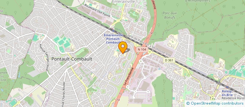 localisation de l'entreprise ASSOCIATION SPORTIVE COLLEGE CONDORCET à PONTAULT-COMBAULT