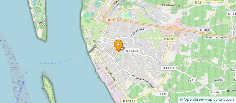 localisation de l'entreprise ASSOCIATION SPORTIVE COLLEGE DE BLAYE à BLAYE