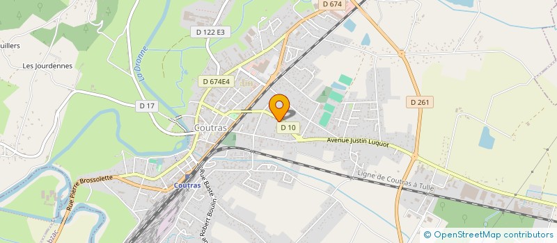 localisation de l'entreprise ASSOCIATION SPORTIVE COLLEGE DE COUTRAS à COUTRAS