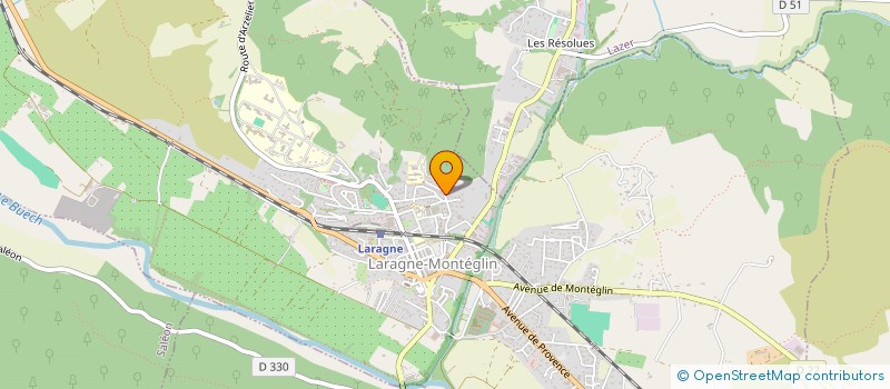 localisation de l'entreprise ASSOCIATION SPORTIVE COLLEGE DE LARAGNE à LARAGNE-MONTEGLIN