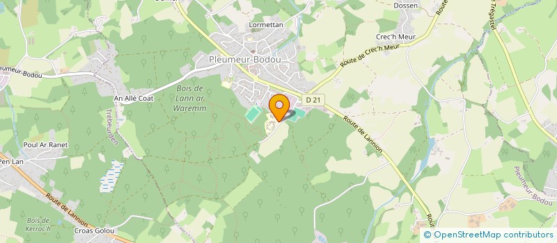 localisation de l'entreprise ASSOCIATION SPORTIVE COLLEGE DE PLEUMEUR BODOU  PLEUMEUR-BODOU