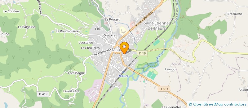 localisation de l'entreprise ASSOCIATION SPORTIVE COLLEGE DES PORTES DU MIDI à MAURS